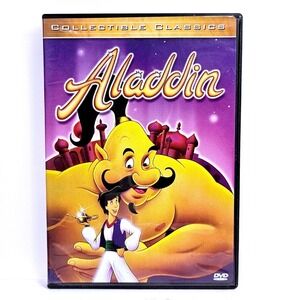 GoodTimes Aladdin Collectible Classics Animated Movie DVD VTG